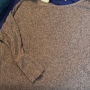 Market & Spruce Heathered Brown Sweater